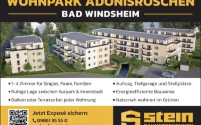 Neubau von Eigentumswohnungen “ Wohnpark Adonisröschen“ in Bad Windsheim