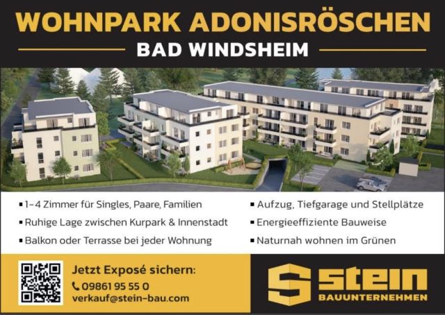 Neubau von Eigentumswohnungen “ Wohnpark Adonisröschen“ in Bad Windsheim